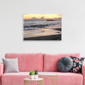 Sunset Beach Leinwand (Insitu (Wohnzimmer))