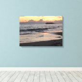 Sunset Beach Leinwand (Insitu (Holzboden))