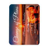 Sunset Beach Mason Jar Blue Night Änderung der Plä Magnet (Vertikal)