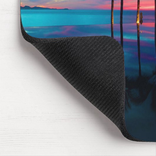 Sunset Beach Mouse Pad Mousepad (Ecke)