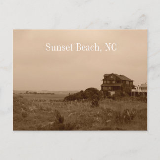 Sunset Beach North Carolina Postcard Postkarte