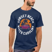 Sunset Beach, North Carolina T-Shirt (Vorderseite)