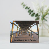 Sunset Beach North Carolina Vacation Foto Postkarte (Stehend Vorderseite)