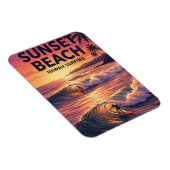 Sunset Beach, Oahu Hawaii Magnet (Rechte Seite)