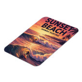 Sunset Beach, Oahu Hawaii Magnet (Linke Seite)