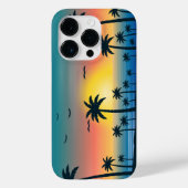 Sunset Beach Palm Tree Case-Mate iPhone Hülle (Rückseite)