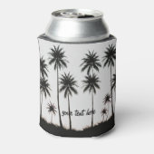 Sunset Beach Palm Tree Sommerurlaub nach Maß Dosenkühler (Kanne Rückseite)