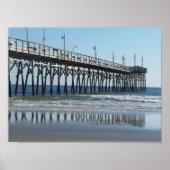 Sunset Beach Pier North Carolina Poster (Vorne)
