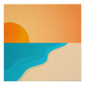 Sunset Beach Poster (Vorderseite)