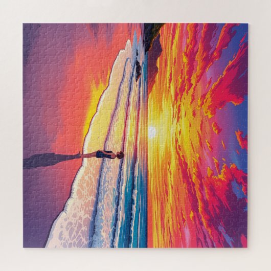 Sunset Beach Puzzle (Horizontal)