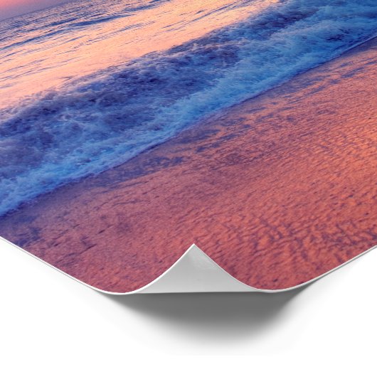 Sunset Beach Samoa Poster (Ecke)