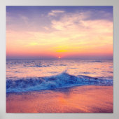 Sunset Beach Samoa Poster (Vorne)