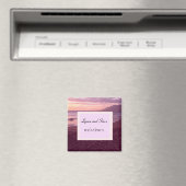 Sunset Beach Save the Date Magnet (In Situ (Geschirrspüler))