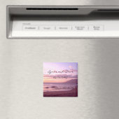 Sunset Beach Save the Date Magnet (In Situ (Geschirrspüler))
