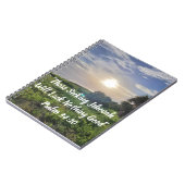 Sunset Beach Scene Notebook Notizblock (Linke Seite)