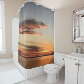 Sunset Beach Sea Water Ocean Sommer Sonnenaufgang Duschvorhang (Beispiel)
