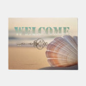 Sunset Beach, Seashell Key Willkommen Fußmatte (Vorderseite)