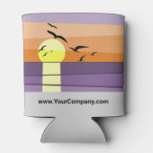 Sunset Beach - Sommerveranstaltung - Brand Dosenkühler (Rückseite)