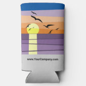 Sunset Beach - Sommerveranstaltung - Brand Selters Dosenkühler (Rückseite)