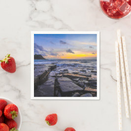 Sunset Beach Standard Cocktail Paper Napkins 31 Serviette