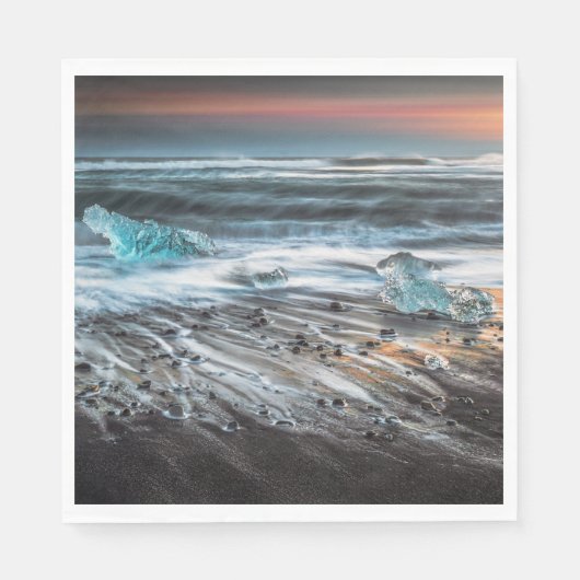 Sunset Beach Standard Luncheon Paper Napkins 29 Serviette (Vorderseite)