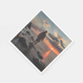 Sunset Beach Standard Luncheon Paper Napkins 32 Serviette (Ecke)