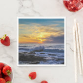 Sunset Beach Standard Luncheon Paper Napkins 33 Serviette (Beispiel)