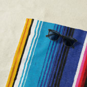 Sunset Beach Surfing Individuelle Name Strandtuch (Beispiel)