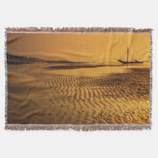 Sunset Beach Throw Blanket 6 Decke (Vorderseite)