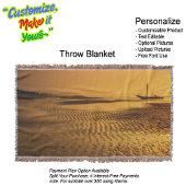 Sunset Beach Throw Blanket 6 Decke
