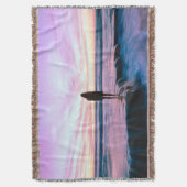 Sunset Beach Throw Blanket 8 Decke (Vorderseite Vertikal)