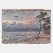 Sunset Beach Throw Blanket 9 Decke (Vorderseite)