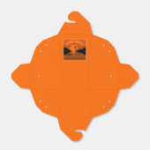 Sunset Beach Tropical Orange Geschenkschachtel (Ungefaltet)