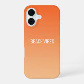 Sunset Beach Vibes - Modernes Design iPhone 16 Hülle (Rückseite)