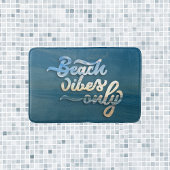 Sunset Beach Vibes Typografie Badematte