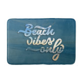 Sunset Beach Vibes Typografie Badematte (Vorderseite)