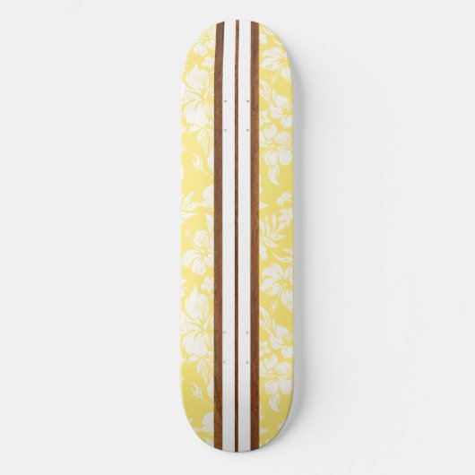 Sunset Beach Vintag Surf Hawaiian Skateboard (Vorderseite)