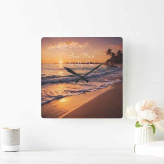 Sunset Beach Walk Uhr (Zuhause)