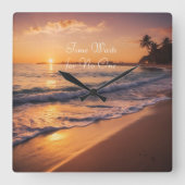Sunset Beach Walk Uhr (Vorderseite)