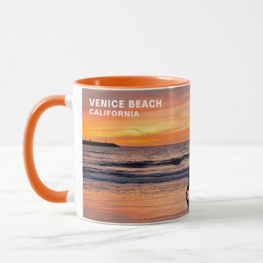 Sunset Beach Walk - Venice Beach, CA Tasse (Links)