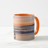 Sunset Beach Walk - Venice Beach, CA Tasse (VorderseiteRechts)