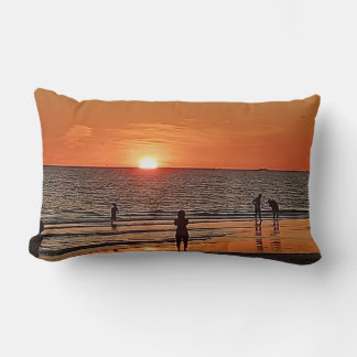 Sunset Beach Wall Art Coastal Ocean Decor Lendenkissen