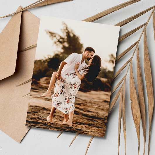 Sunset Beach Wedding Foto Save the Date