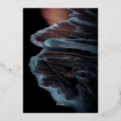 Sunset Beach Wedding Invitation Folieneinladung (Rückseite)