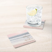 Sunset Beach Wedding | Seaside Wedding Rechteckiger Pappuntersetzer (Vor Ort)