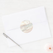 Sunset Beach Wedding | Thank You Sticker (Umschlag)