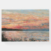 Sunset Beach Zuhause Vacation Rental Guest Book Gästebuch (Rückseite)