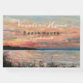 Sunset Beach Zuhause Vacation Rental Guest Book Gästebuch (Vorderseite)