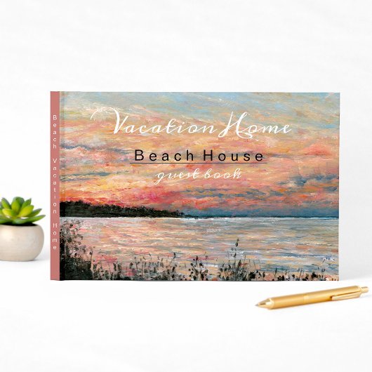 Sunset Beach Zuhause Vacation Rental Guest Book Gästebuch