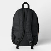 Sunset Bear Nature Forest Animal Bedruckter Rucksack (Rückseite)